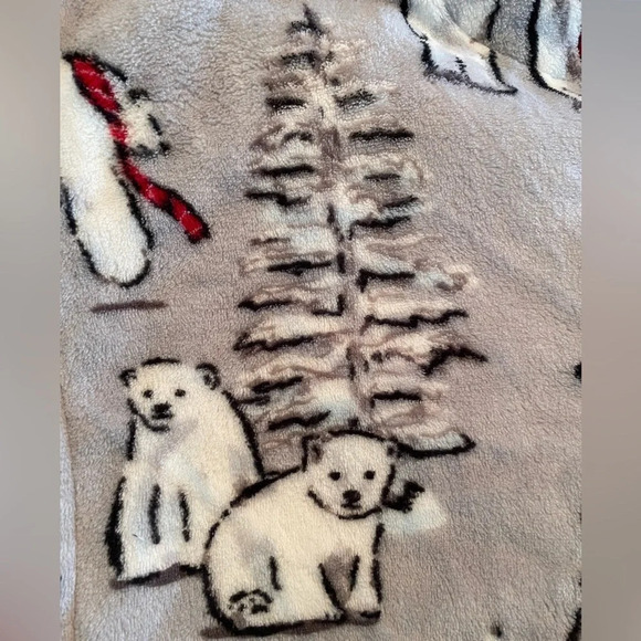 NWT Vera Bradley Hooded Fleece Robe in Beary Merry Small/Medium - Picture 2 of 12